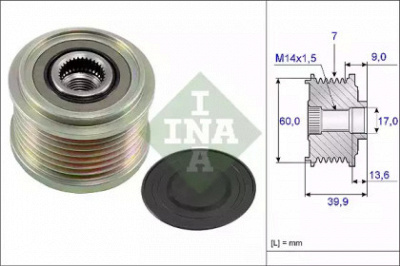 WILMINK GROUP wg1253785 -  Механизм свободного хода генератора